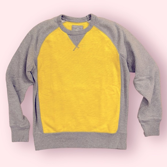 Gap Lived In Color Block Fleece Pullover Sweater - Picture 1 of 4